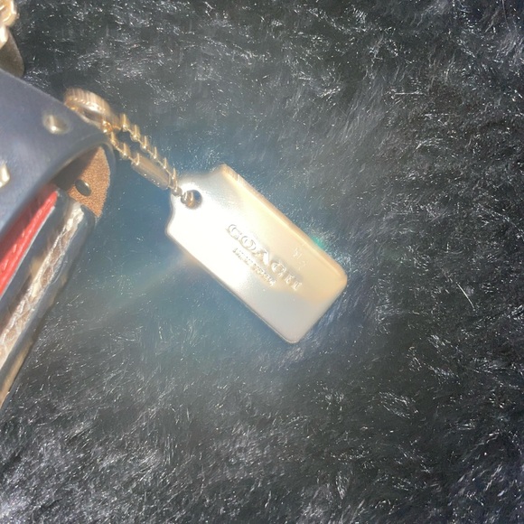 Brand new. Never used . Gorgeous Coach studded monogram multi color bag - Picture 8 of 16